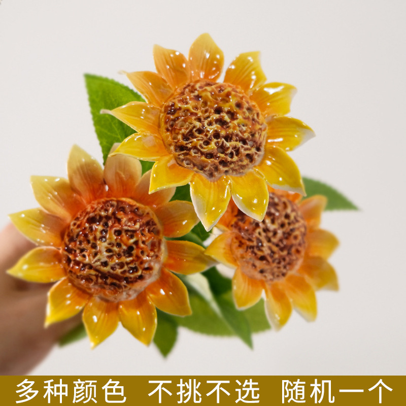景徳鎮セラミックフラワー手作り不滅の花高温磁器手作り装飾品ギフト学生ギフトフラワーショップ装飾シミュレーション|undefined