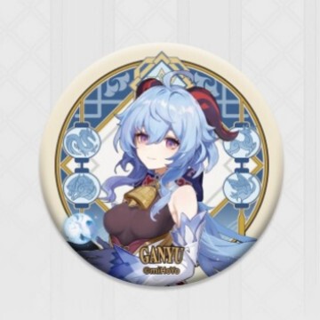 スポット正規品原神テーマ/縦絵シリーズ缶バッジバーピースカラー紙ペンダント人形|undefined