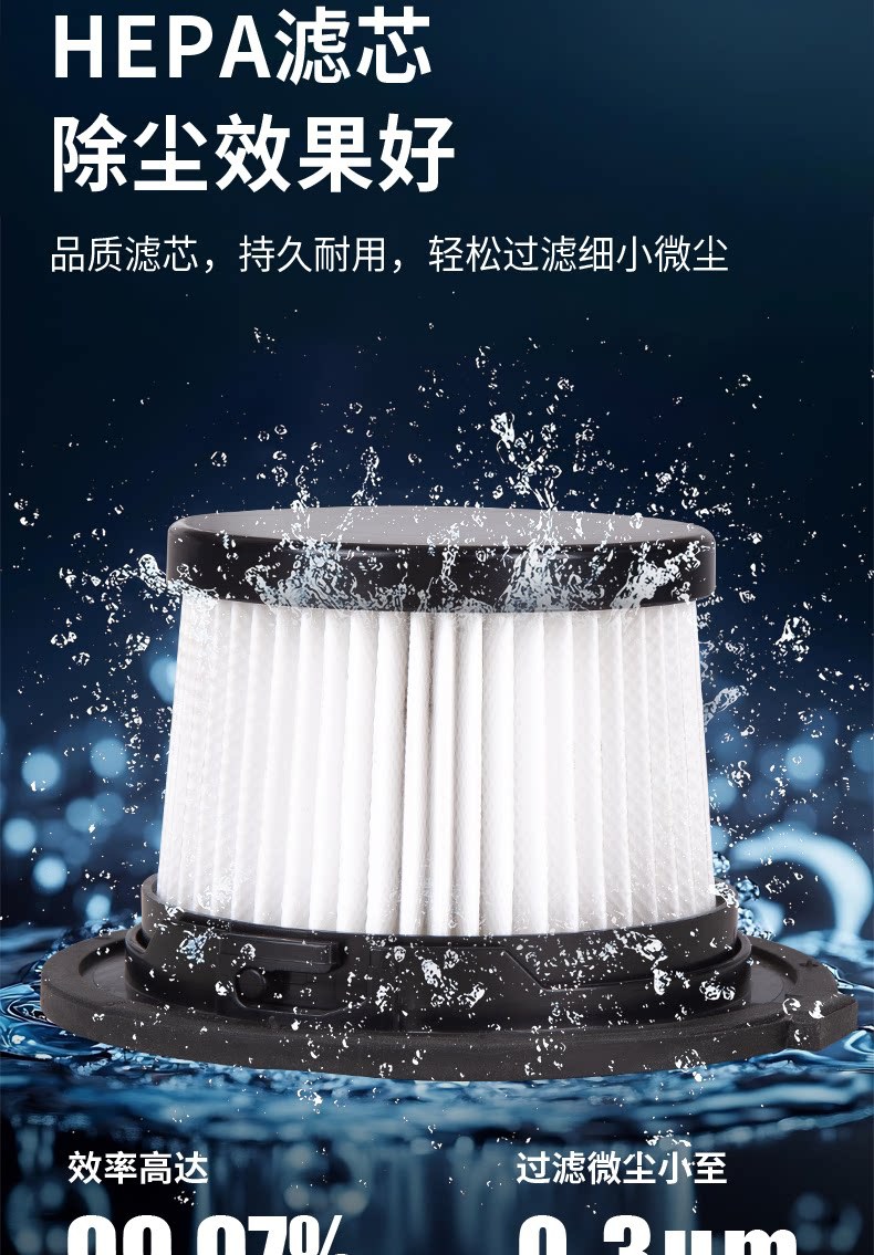 Handheld Lithium Battery Vacuum Cleaner, Household and Car Dust Remover, Vacuum with Super Powerful Suction, Convenient Industrial Vacuum Cleaner