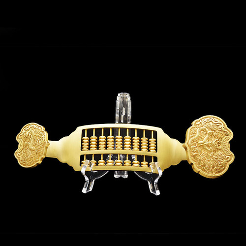 Hongda Brass A Wanli Copper Abacus Careful Planning Ruyi Abacus Bronze Ornaments