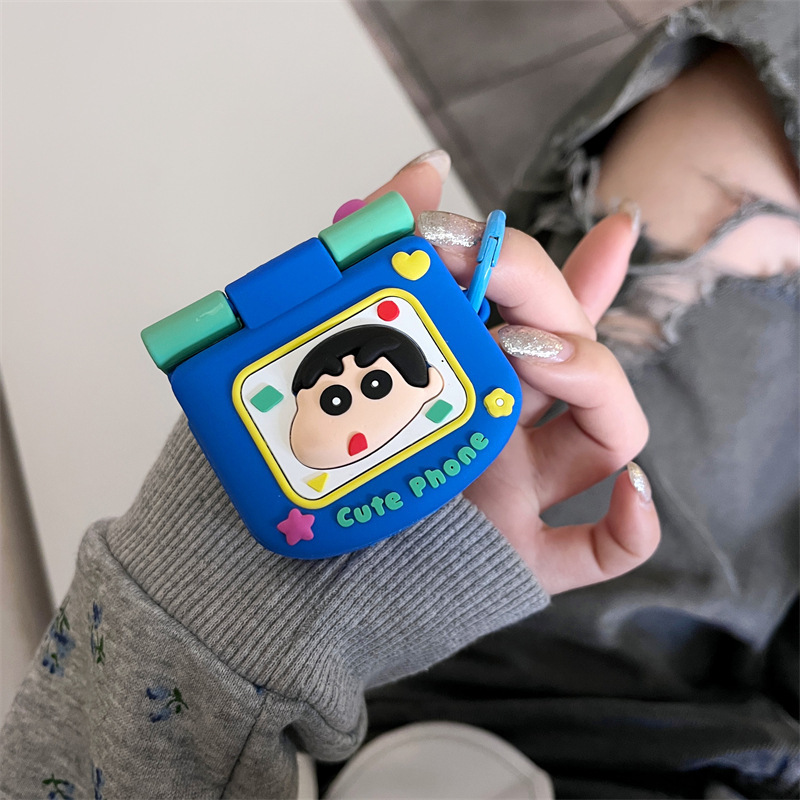 Japanese-Style Children's Phone Case Suitable for AirPods Pro 3Rd Generation, 4Th Generation, Pro 2Nd Generation Apple Bluetooth Earphone Case Japanese-Style Children's Phone Case Suitable for AirPods Pro 3Rd Generation, 4Th Generation, Pro 2Nd Generation Apple Bluetooth Earphone Case