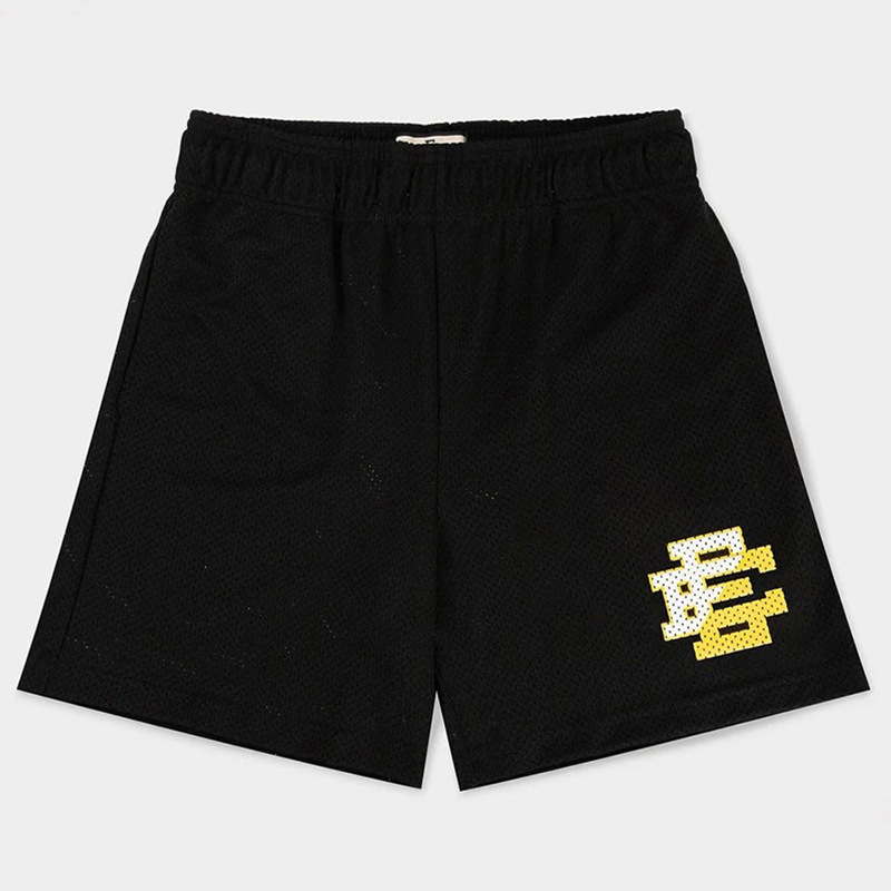 American Style EE Single Standard Shorts Men's and Women's Summer Mesh Breathable Thin Quick-drying Solid Color Simple Four-point Basketball Shorts American Style EE Single Standard Shorts Men's and Women's Summer Mesh Breathable Thin Quick-drying Solid Color Simple Four-point Basketball Shorts