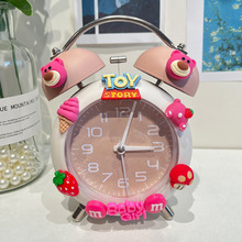 儿童闹钟学生闹铃大音量金属打铃床头led夜灯男女孩宿舍机械静音