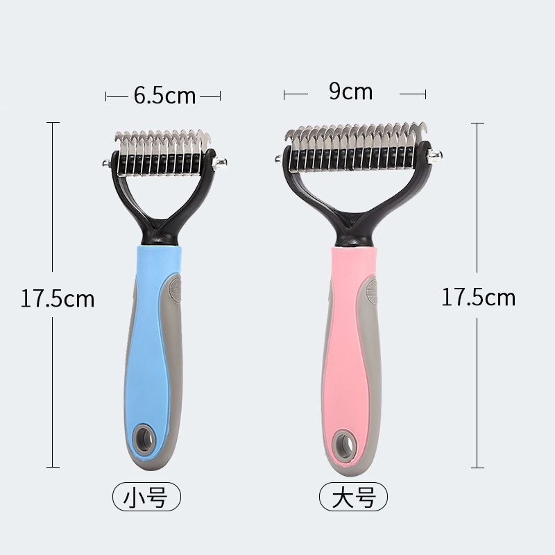 Gatos y perros de uso general para mascotas, peines para eliminar el pelo flotante, peines para eliminar el pelo, agujas para limpiar las mascotas, productos de belleza al por mayor