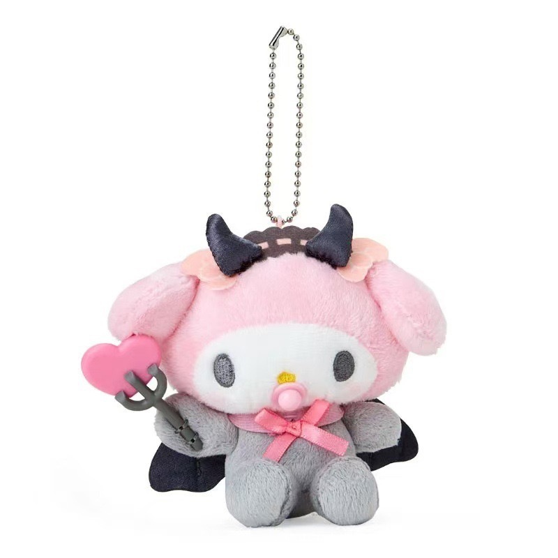 可爱天使恶魔奶嘴hellokitty包包挂件毛绒公仔玩偶凯蒂猫kt猫挂饰|undefined