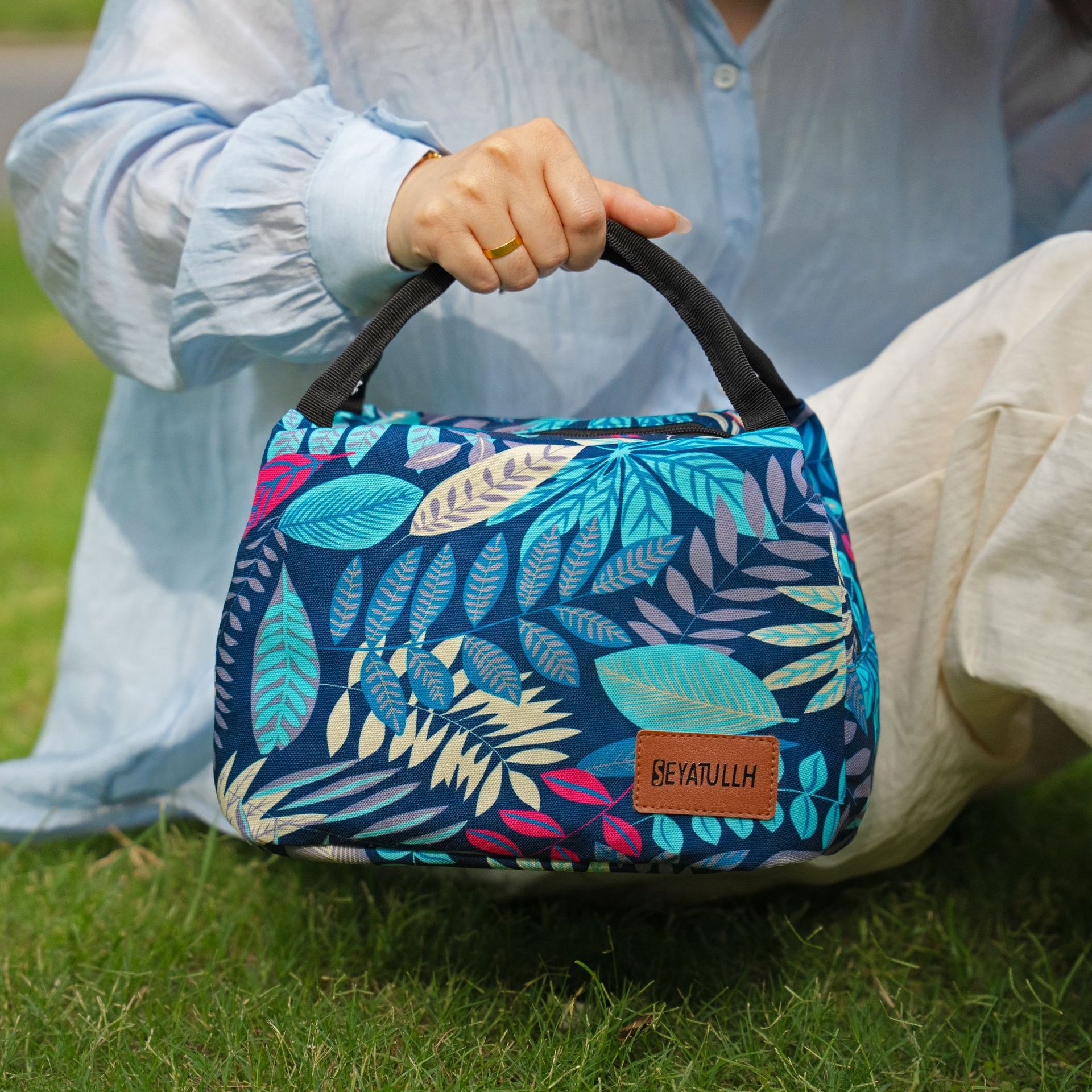 Lunch Bag Insulated Lunch Box Portable Thickened Portable Ice Bag Aluminum Foil Waterproof Large Capacity Picnic Bag for Bringing Meals to Work