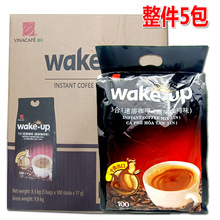 大量批發越南進口特產wake up貓屎咖啡粉威拿三合一速溶咖啡1700g