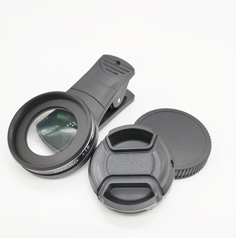 37 мм Мобильный телефон внешний макро объектив 4K HD макро объектив двойной макросъемки 30X 15X DSLR макрообъектив