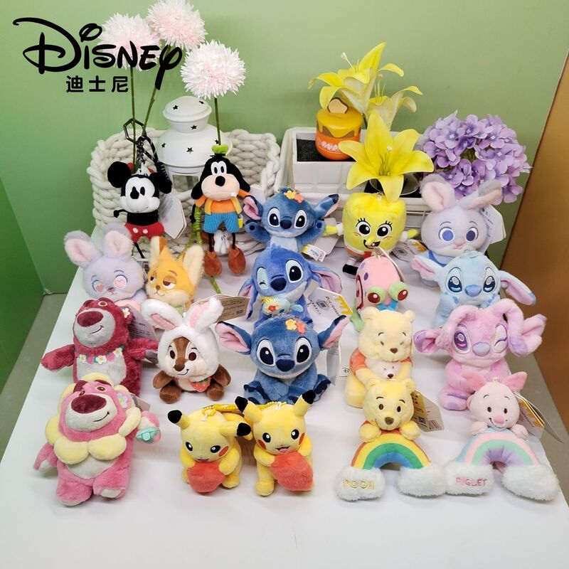 Authentic Disney Stitch Pendant Judy Doll Nick Plush Toy Keychain Stuffed Toy Doll Bag Charm Authentic Disney Stitch Pendant Judy Doll Nick Plush Toy Keychain Stuffed Toy Doll Bag Charm