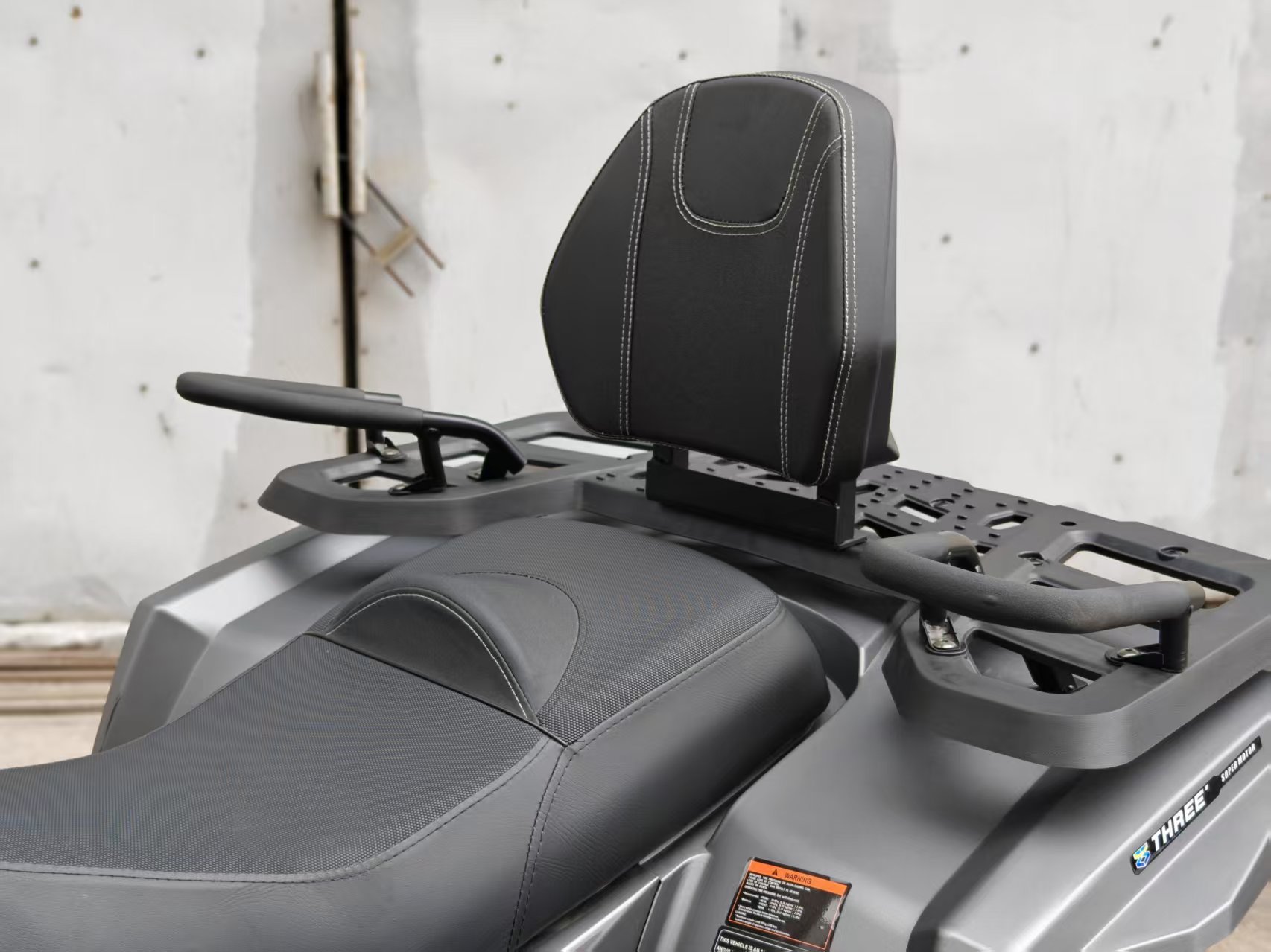 All-Terrain Vehicle Atv Universal Backrest Kart Rear Seat Cushion Wear-Resistant Waterproof Leather Cushion Accessories