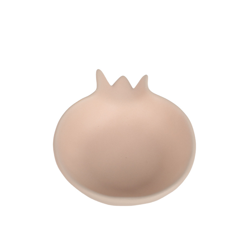 Creativa granada de cerámica placas de joyería collares pendientes bandeja de almacenamiento puerta de entrada llaves de almacenamiento adornos de la sala de tocador