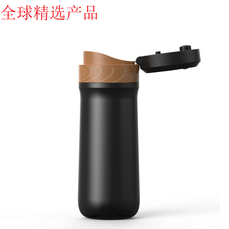 iCafilas thermos cup high color value Christmas gift portable stainless steel tea cup coffee method pressure thermos pot