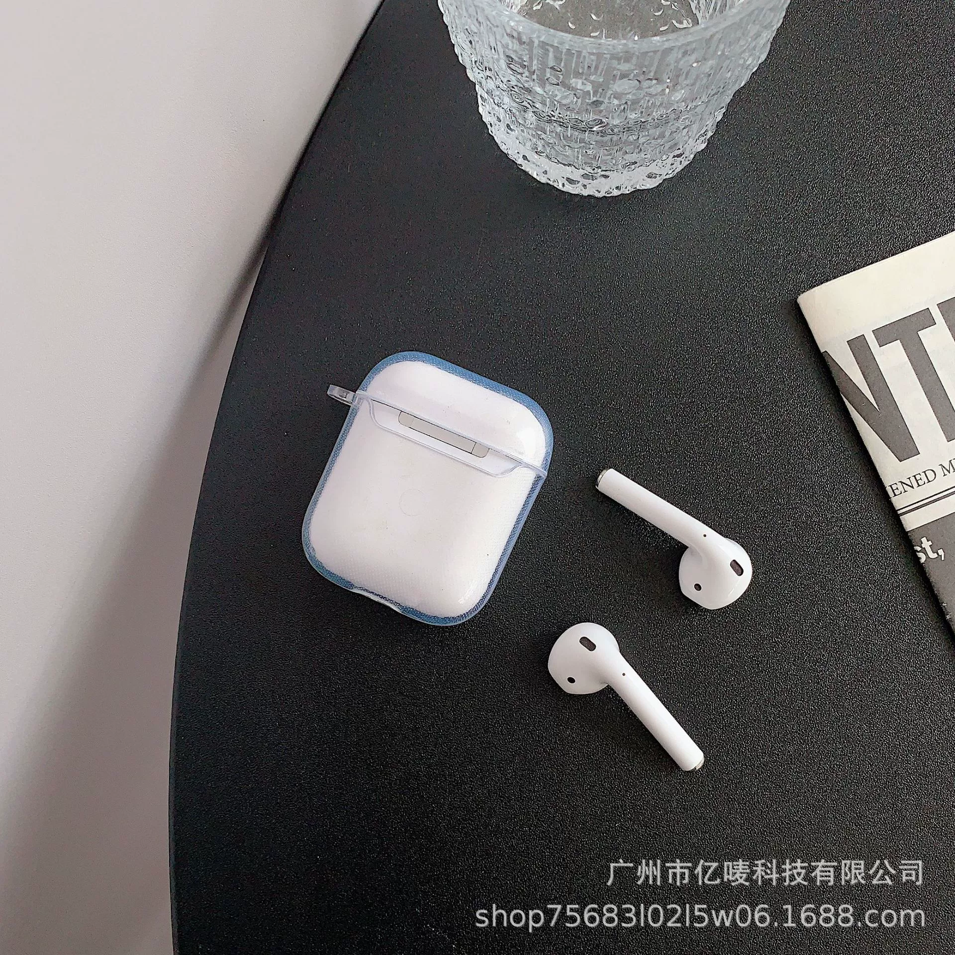 Apple, совместимый прозрачный наушник с защитным чехлом, 2/3, bluetooth