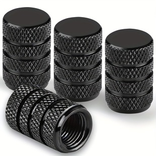 Bicycle Aluminum Alloy Colorful American Knurled Valve Cap Car Tire Valve Cap Car Dust Cap