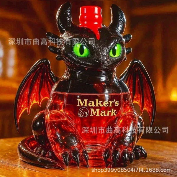 Black Flying Dragon D (Maker's Mark)