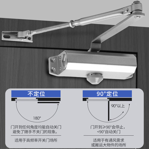 Zuogang household push-pull unit door closer fire door fire door hydraulic automatic buffer silent door closer