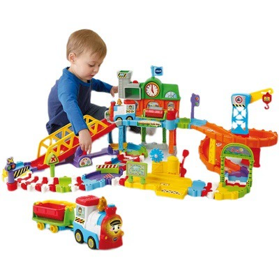 Vtech, метро, электричка, набор поезда с рельсами, игрушка, роскошное издание