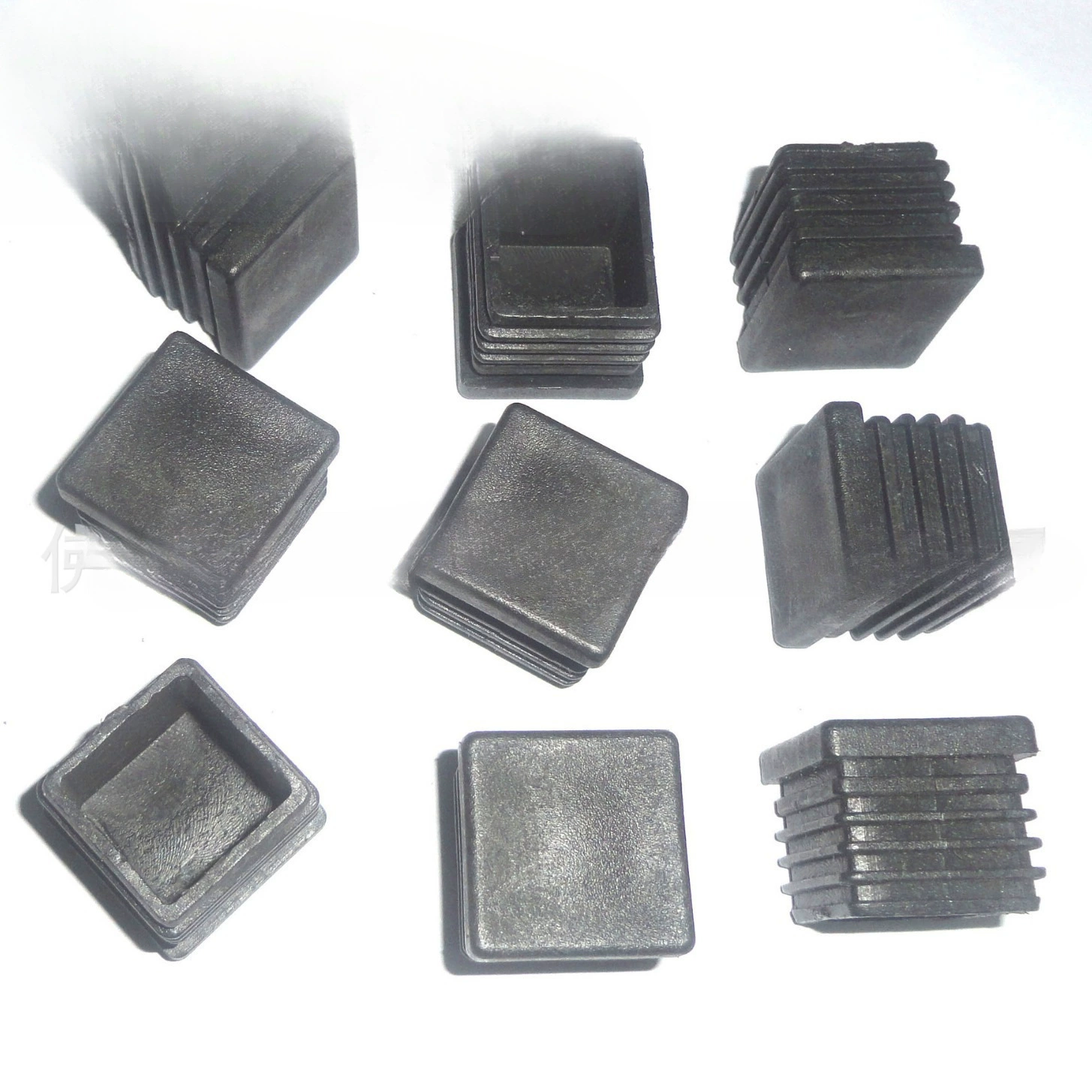 22X22方塑料管塞 22mm方形塑料脚塞 塑料方管堵头 塑料管堵 博X20