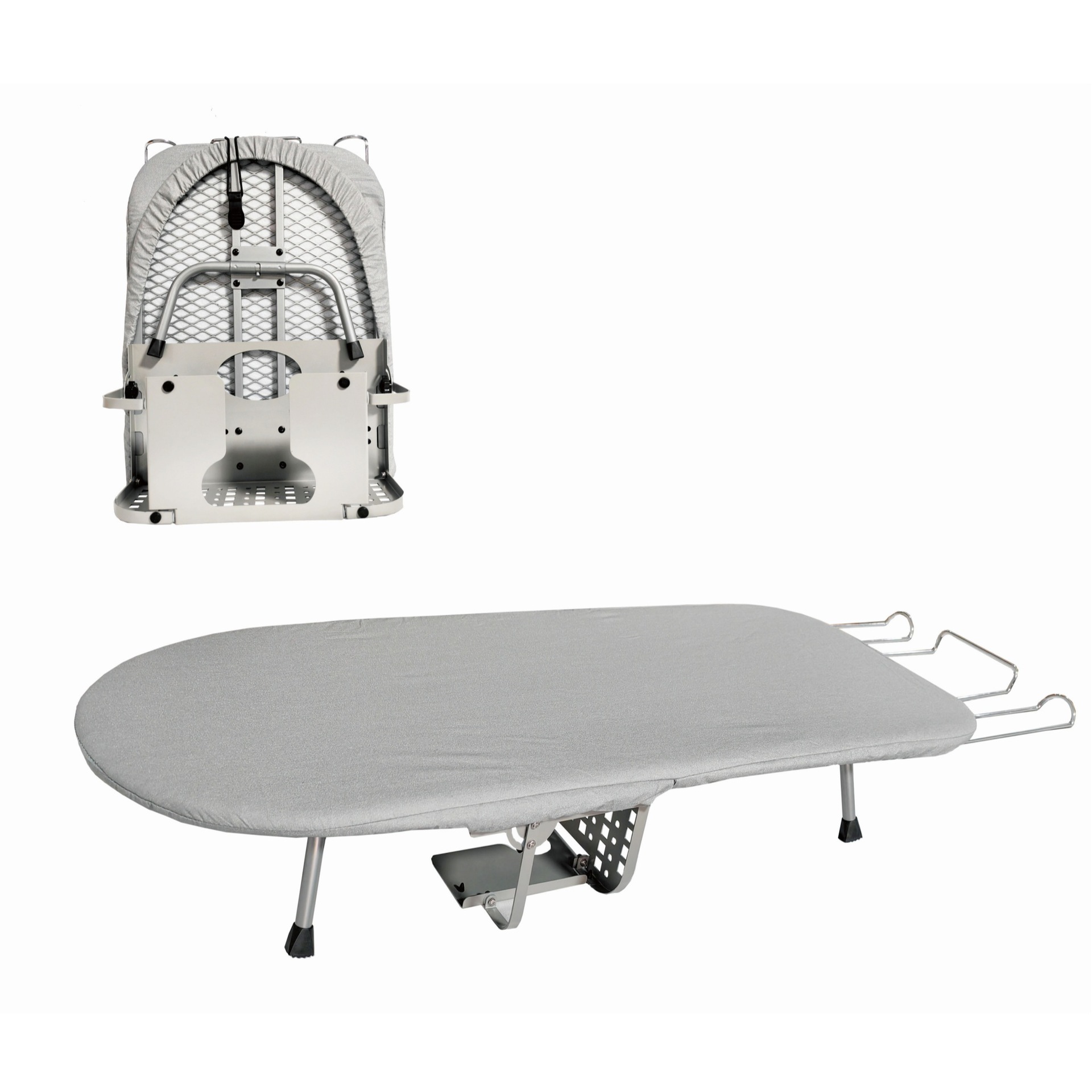 跨境台式可折叠篮子折叠烫衣板酒店家用熨衣板纯棉布套