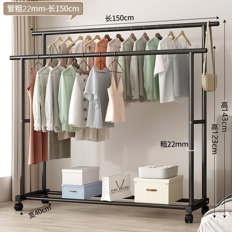 블랙 150CM 더블로드-22 파이프 직경-풀리