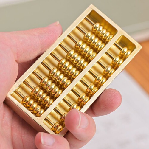Abacus wholesale dense bottom handicrafts ornaments to gather wealth without leaking money car pendants independent station sales and distribution
