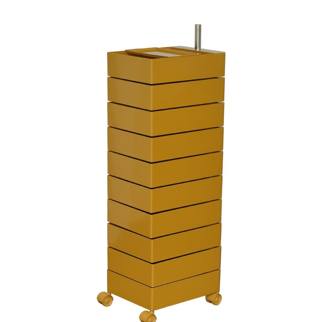 Gabinete de almacenamiento giratorio, mesera de cama móvil, armario lateral, armario nórdico simple, armario de cosméticos de red, armario de cosméticos