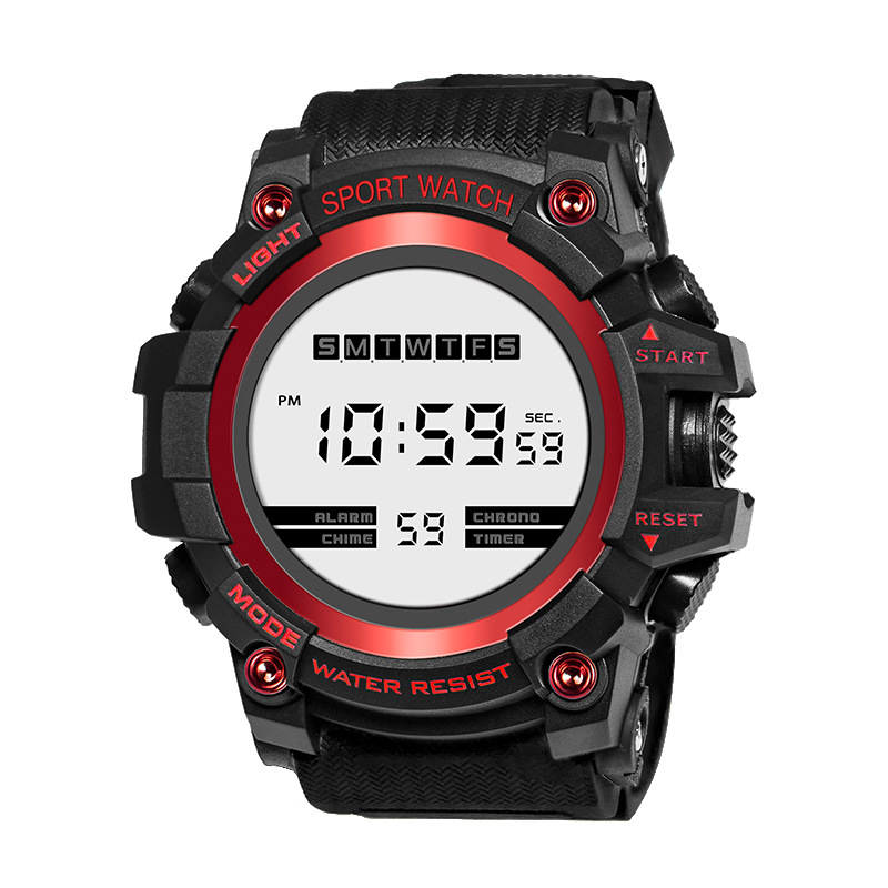 화이트 플레이트-레드