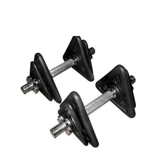 包胶哑铃杠铃男士家用健身器材套装adjustable dumbbell set