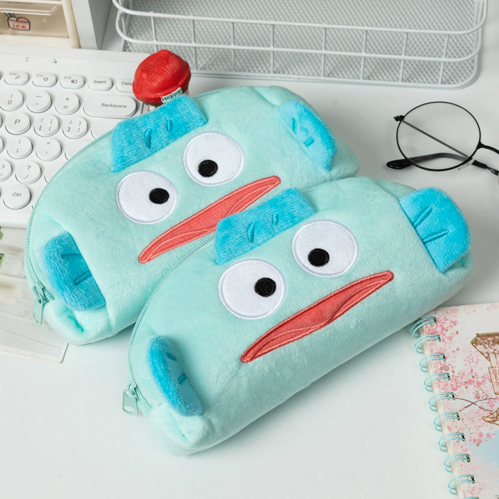 Plush Pencil Case Shida, capacious student organizer, 21.5×12.5×3 cm
