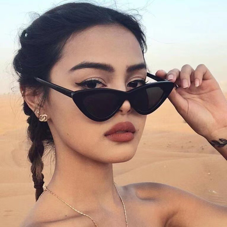 European and American fashion sunglasses AliExpress Amazon cross-border unisex cat's eye triangle sunglasses 9788 European and American fashion sunglasses AliExpress Amazon cross-border unisex cat's eye triangle sunglasses 9788