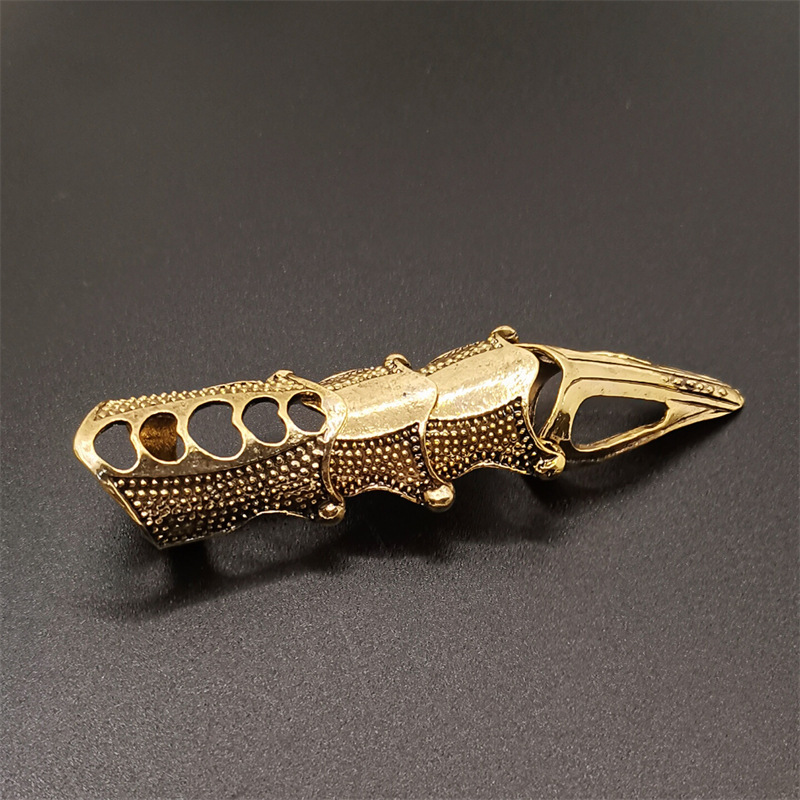 Alloy Material 1 Piece Punk Solid Color Alloy Plating Unisex Rings