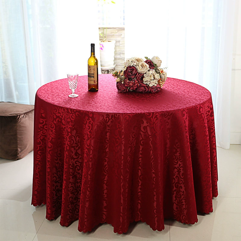 Blossom Table Cloth Hotel Restaurant Polyester Hook Flower Round Founded Fedry Fedry Wedding Conference The Titan Table Skirt Manufacturer directly confess
