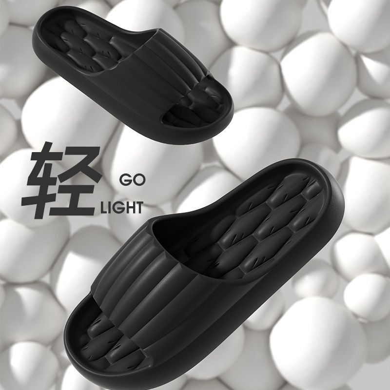 Slippers for Women Summer New Style Indoor Breathable Bathroom Non-Slip Thick-Soled Eva Waterproof Men's Deodorant Sandals