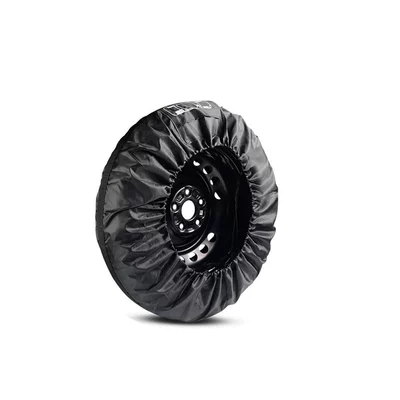 Amazon's Best-Selling 190t Polyester Taffeta Tire Cover, Car Spare Tire Cover, Snow Tire Storage Bag, Wheel Protection Cover (Spare wheel cover) - s-code-13-18inch-black