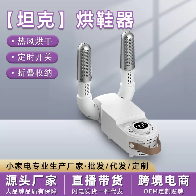 跨境智能加热定时烘鞋器家用控温消毒除臭烘鞋器干湿两用烘鞋器