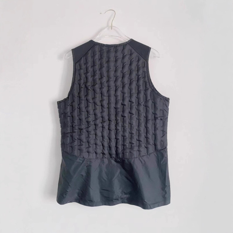 25 新陸上競技トレーニング服冬のトレーニング軽量ベスト長袖ランニングスポーツ暖かいベスト防風ダウンジャケット|undefined