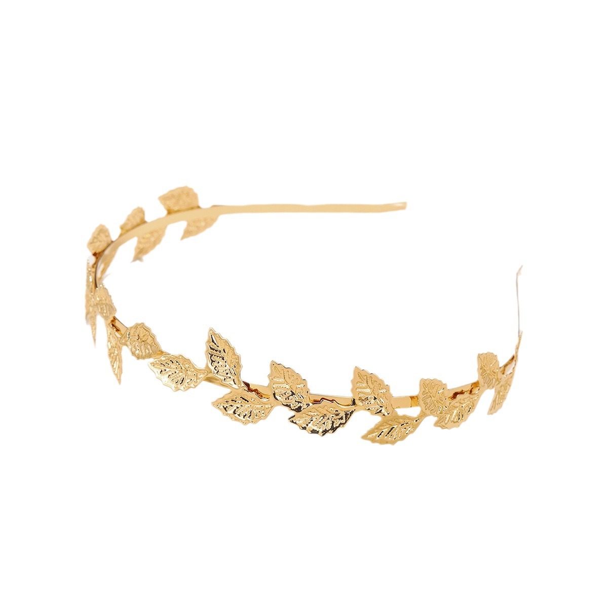 Amazon venta caliente Europa y América toques de cabeza cortes de flores hojas metal perlas aleación de cabello al por mayor toques de cabello