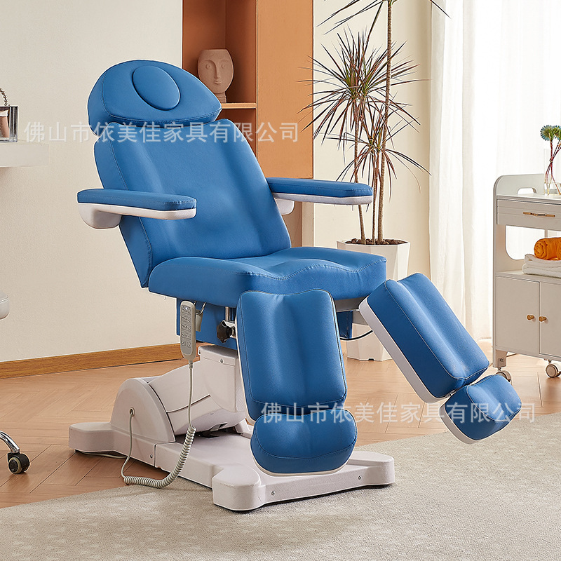 Cama de belleza multifuncional, cama de belleza eléctrica, masaje elevador, sala de belleza multifuncional, silla de bordado rotativa de alta calidad