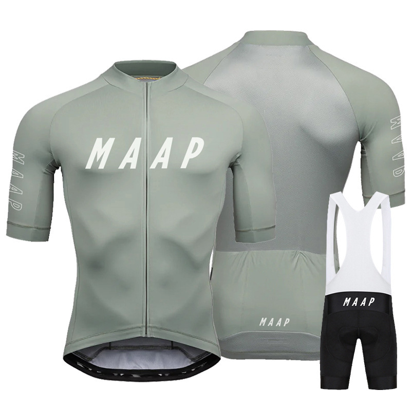 MAAP Men's Road Bike Summer Cycling Suit Short-sleeved Professional Breathable Cycling suit Quick-dry Double Arrow