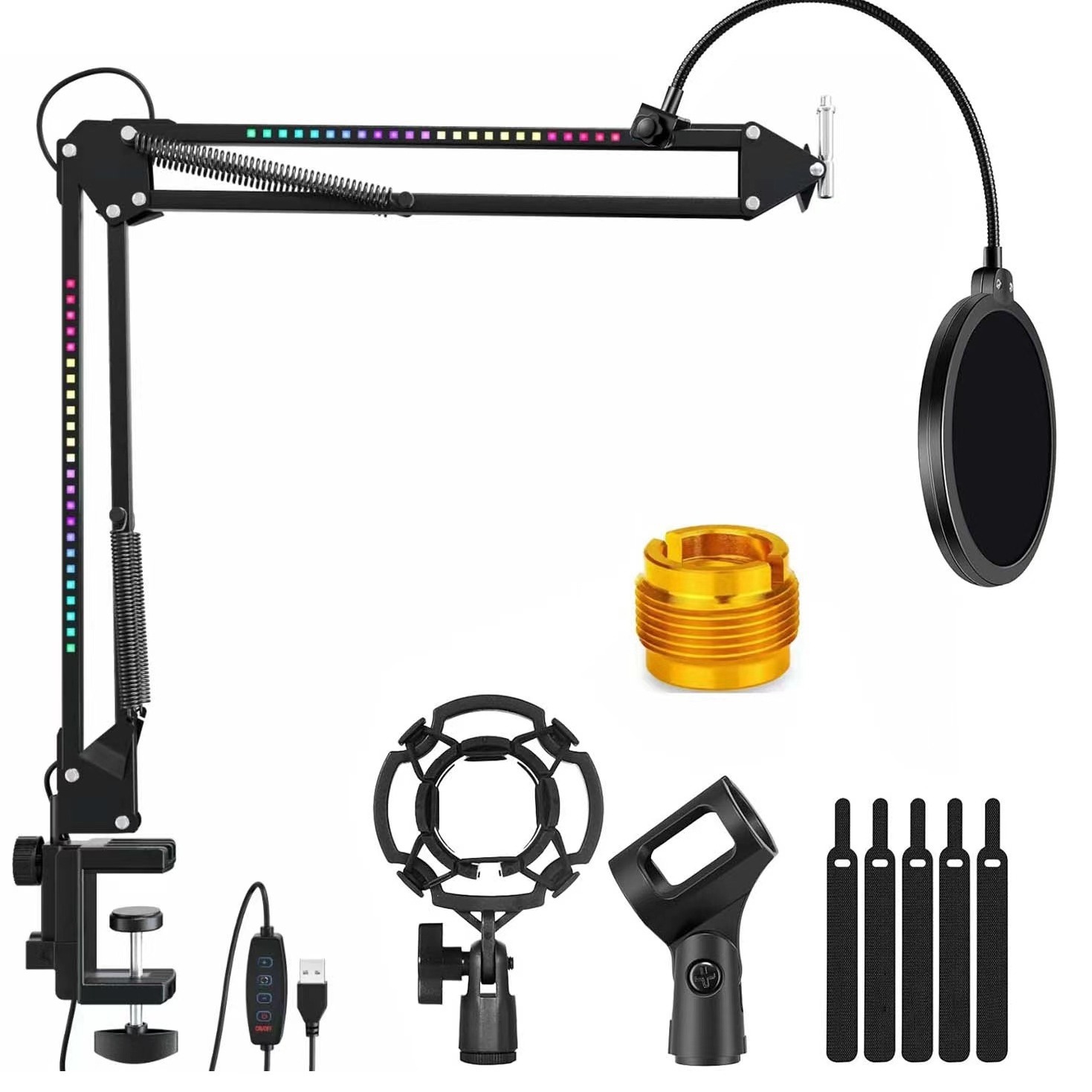 Source bracket factory wholesale white cantilever bracket RGB-35 bracket cantilever bracket cool light lazy person bracket