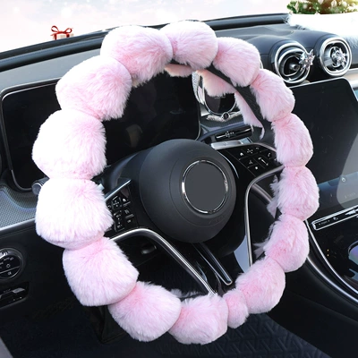 Wheel Cover Winter Plush Cross-Border: Steering wheel cover