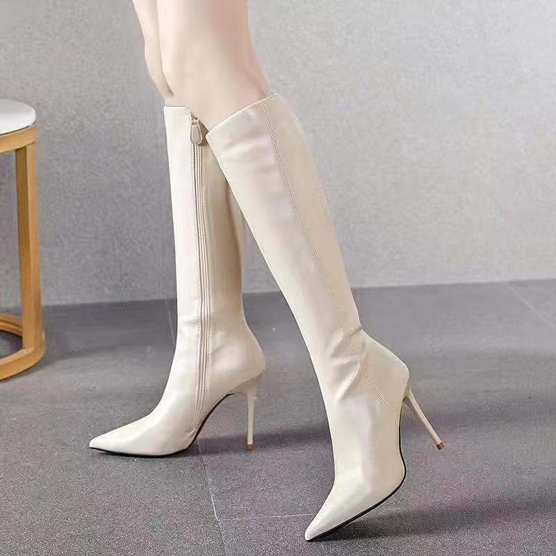 Tall-Looking High-Top Wear-Resistant Fashion Boots for Small People, 2025 New Style, Soft-Soled, Non-Tiring Long Boots