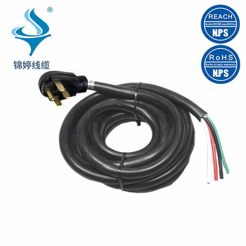 【厂家供应】美式轮船发电机干燥器插头线 美式清洁器具电源线