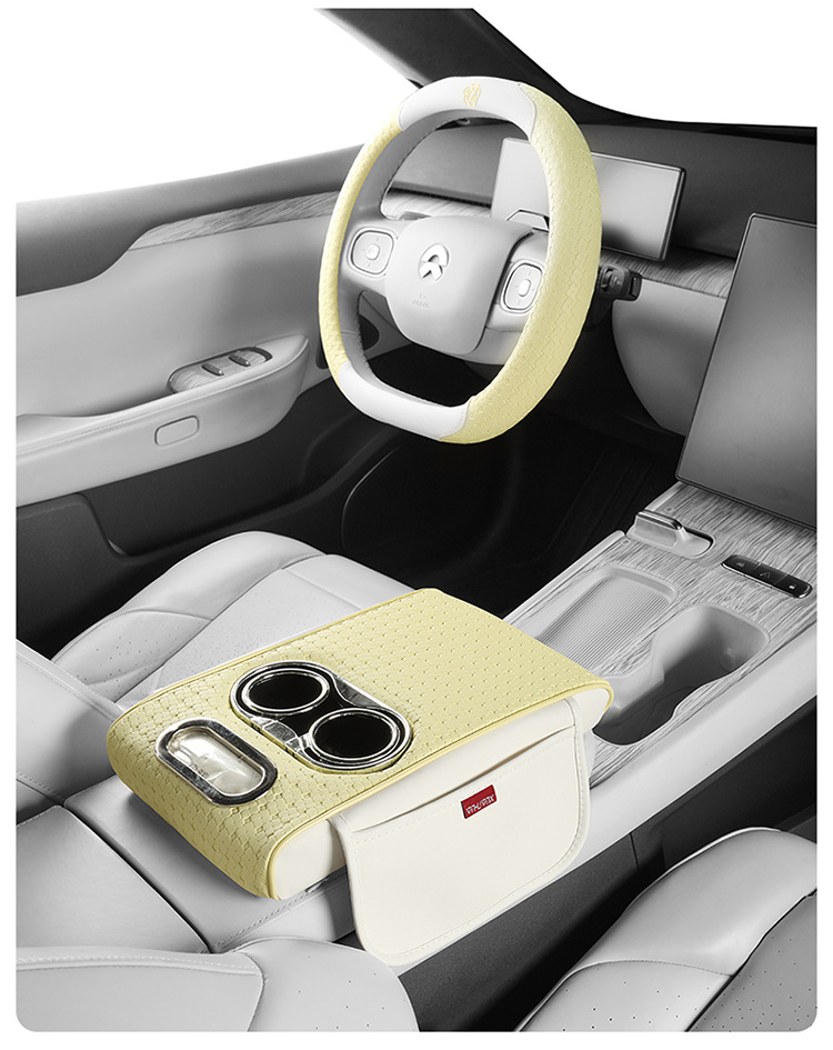 2025 New Model Three-Dimensional Pattern Car Armrest Box Mat Universal for Driving All Seasons Cross-Border Car Mat