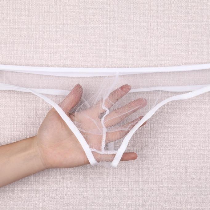 C 56055 Sheer Mesh Mens Thong See-Through Mesh Men's Thong