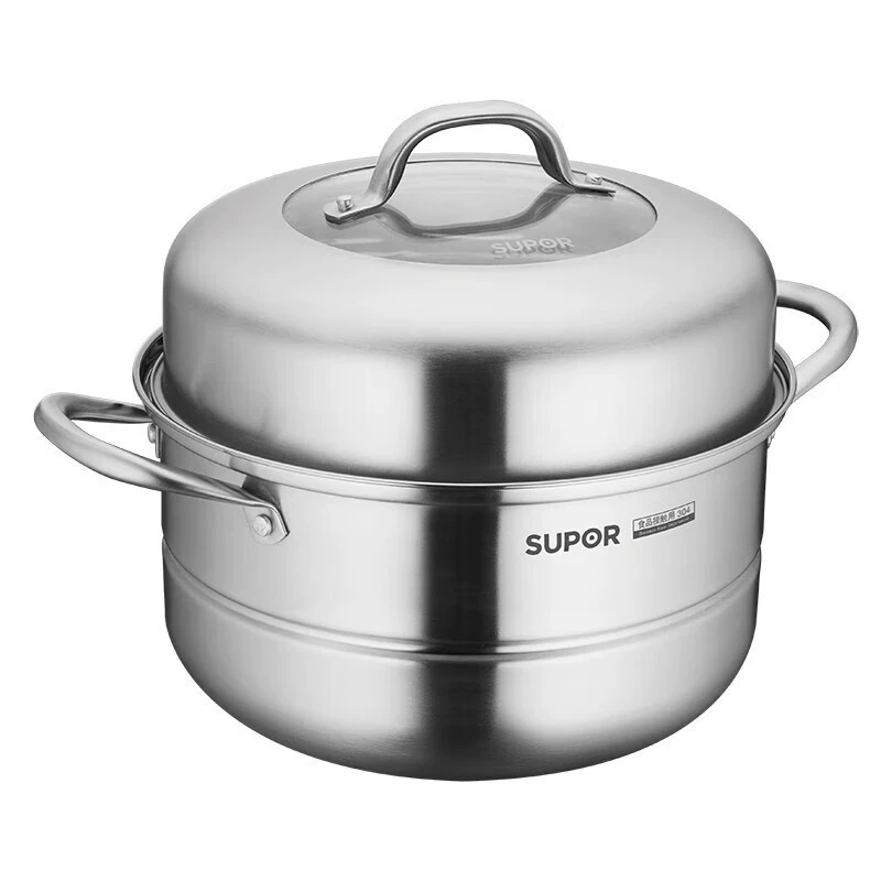 Хороший помощник Supr Good helper нержавеющая сталь двойной пароварки домашняя пароварка для пара и тушения многоярусная большая пароварка VZ26BS03