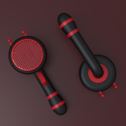 Little Bee Pet Needle Comb Cat Comb One-click Hair Combing Artifact Pet Comb Manufacturer Direct Sales Cross-Border New Product