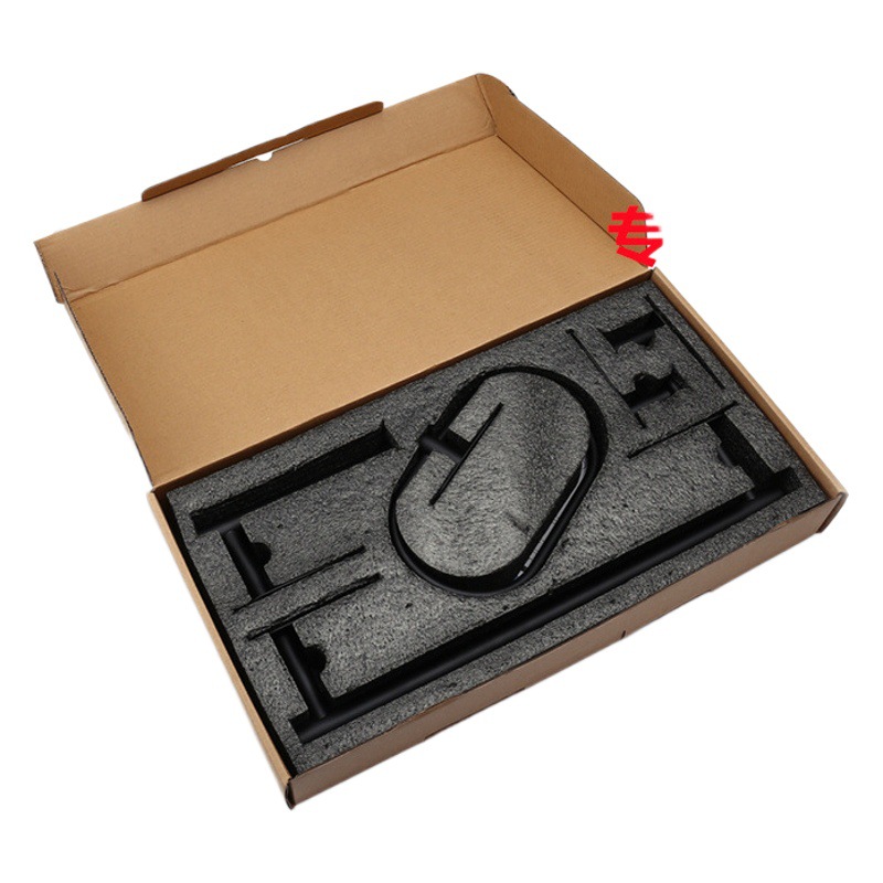 Transfronterizo 5 piezas traje de baño libre de ponche de baño toalla rack de pared colgante 304 acero inoxidable estante de la toalla anillo colgante