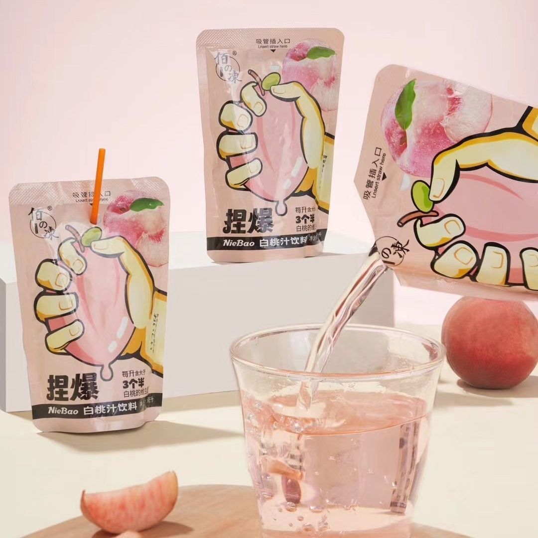 Squeeze-Pour Juice with 15% Concentrated Fruit, Mixed Flavors, Popular Online Drink, Dormitory Snack, Summer Cool Treat