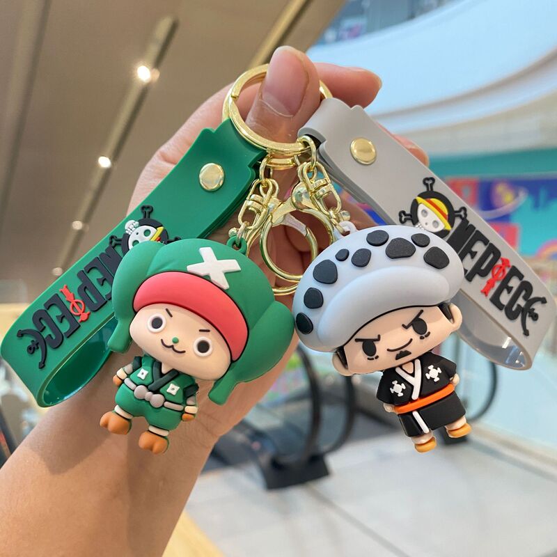 One piece keychain Cartoon Doll car key chain jewelry shop bag pendant doll machine small gift wholesale